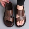Men's High-quality Casual Sandals Summer Waterproof Soft Sole Comfortable Beach Shoes Male Dual-purpose Driving Slippers
