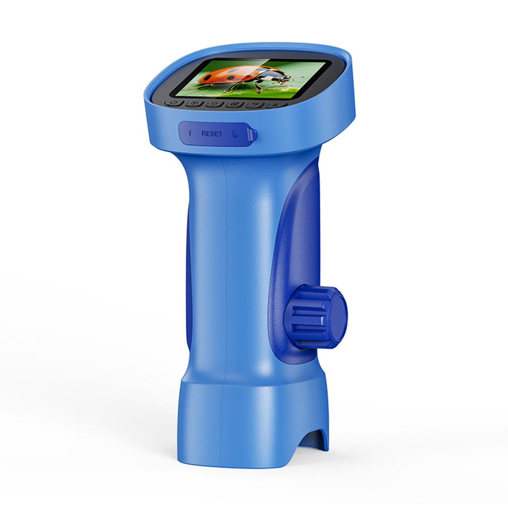 Portable Handheld Magnifying Glass 1000X Digital Microscope with 2.4 Inch IPS Screen Science Gifts for 3-12 Year Old Boys Girls