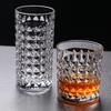 300 мл/330 мл Стекло для Женщины Рельефная Алмазная Бутылка для Воды Стакан для Виски Женская Посуда для Напитков Стаканы для Сока Бытовые Чашки Чашка для Напитков