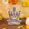 Ceramic Military Electroplating Shiva Idol, 3.4 Inches, Multicolour