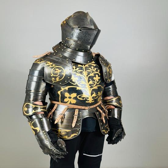 Конкурсный доспех Антона Пеффенхаузера Средневековый доспех Полудоспех Боевой воин Костюм на Хэллоуин Лучший подарок для него