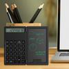 Calculator Portable Folding LCD Writing Board 12 Digits Clear Display Pocket-sized Scientific Calculator