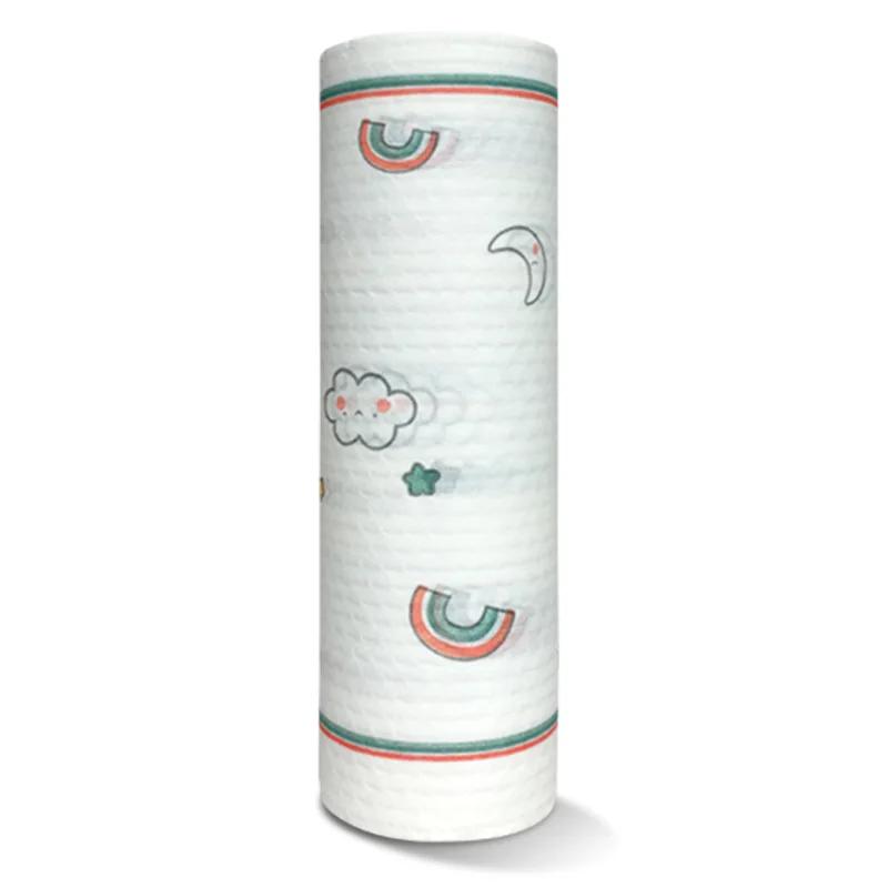 50 шт./рулон Ленивая тряпка одноразовая салфетка для уборки нетканое полотенце для мытья посуды впитывающее бумажное полотенце кухонные принадлежности тряпки