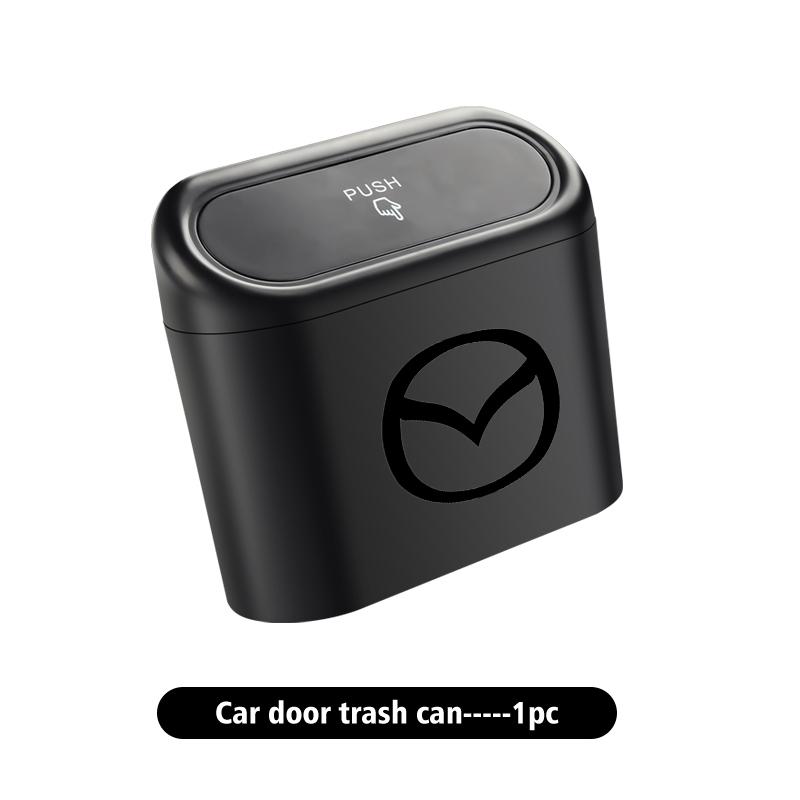 Car Door Push Lid Trash Can ABS Auto Seat Back Storage Bin For Mazda 2 3 5 6 Axela Atenza Speed 6 CX3 CX4 CX5 CX7 CX8 CX9 MS FF9