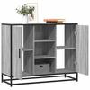 VidaXL Buffet Sonoma Grey 92x35x76 Cm Engineered Wood, Storage Cabinet, Entryway Furniture, Accent Furniture, Furniture of 849017