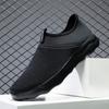 Soft Sole Walking Shoes for Men Ultra-light Slip-On Male Loafers Sneakers Unisex Women Breathable Mesh Driving Shoes 2024 New