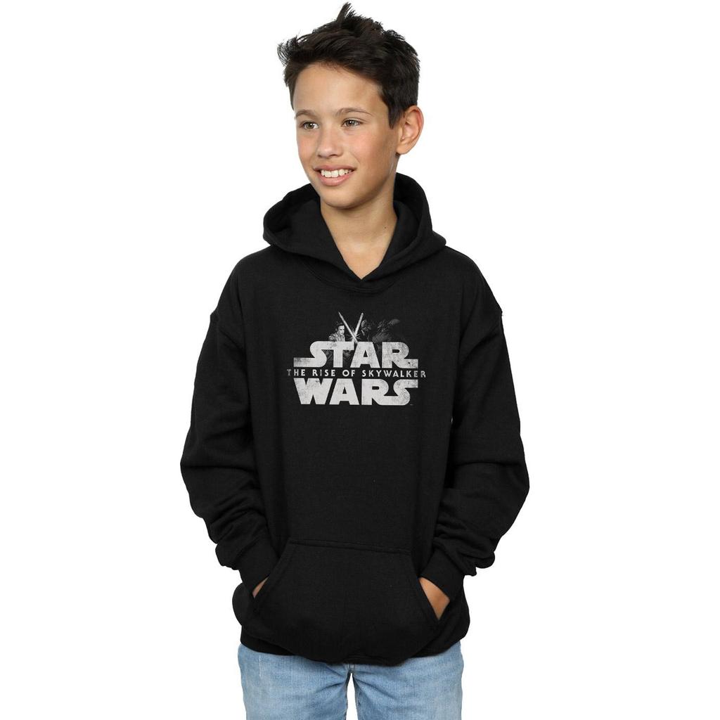 Star Wars: The Rise of Skywalker Boys Star Wars The Rise Of Skywalker Rey And Kylo Battle Hoodie