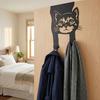 Rustproof Metal Cat Hooks Space Saving Coat Hat Bag Holder Stylish Wall Hanger  Bedroom