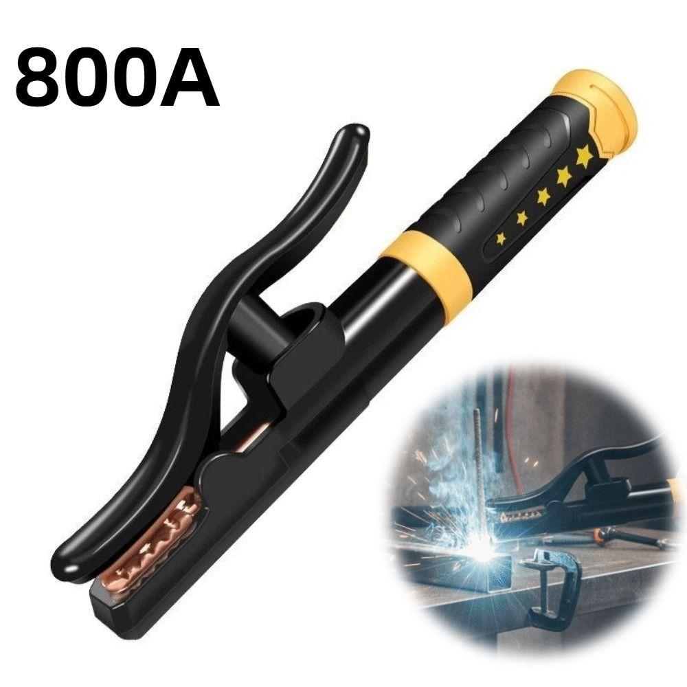 Insulated Handle Welding Tongs Heavy Duty Electrode Holding Clamp Welding Accessories