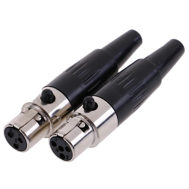 TS 1 шт. новый Мини XLR 3 4-контактный разъем мама Маленький XLR Аудио Разъем для микрофона для МИК