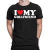 I Love My Girlfriend Boyfriend Gift Joke Funny Novelty Mens T-Shirt Tee Top#ENED