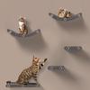 Wall Mounted Felt Cat Platform Combination Curved Platform Felt Cat Platform Cat Climbing Frame Home Use