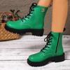 Женские ботильоны Зимние Уличные Роскошные Водонепроницаемые Ботинки на Платформе Женские Большого Размера Удобные Ботинки на Толстой Подошве Женские
