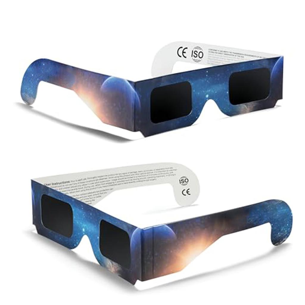 Solar Glasses Approved 2024, 2 Pack And Certified Solar Observation Glasses, Safe Shades For Direct Sun Viewing