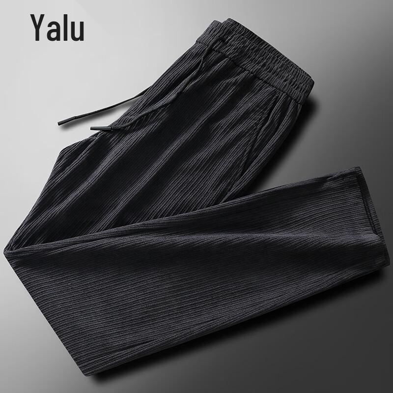 Yalu Men's Corduroy Straight-Leg Casual Pants