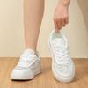 2025 New Popular Summer Thin Little White Shoes Women's Versatile Flat Baseplate Shoes Student Empty Breathable Sports Shoes