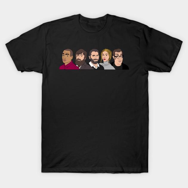 Asian Size Cotton Unisex Tshirt Print T-shirt Taskmaster - Series 2 Cast T-shirt No-Cut Print Regular Fit