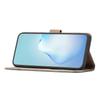 Phone Shell for Motorola Moto E13 4G Skin-touch PU Leather Imprinted Line Cover with Wallet Stand