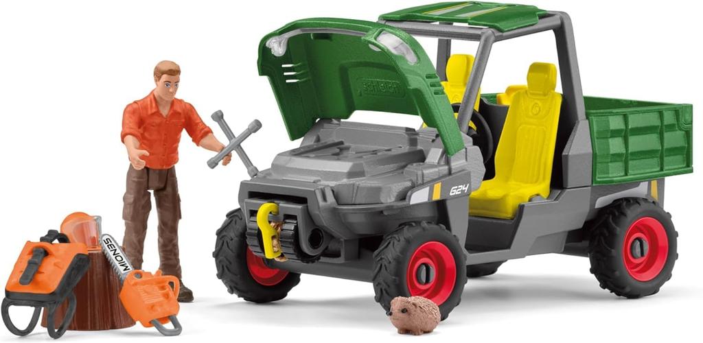 Schleich Farm World 4WD Truck and Forest Work 42659