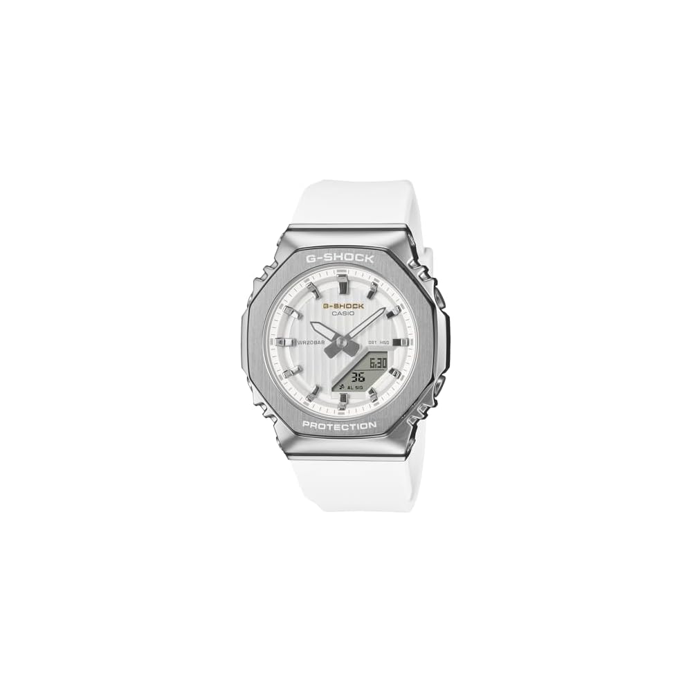 Casio G-Shock Precious Heart Selection 2025 Металлизированные Экологичные Женские Часы Белые