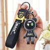6cm Cartoon Lightning Bear Keychain Cute Astronaut Bear Doll Keyring Bag Pendant Couple Car Keyholder Creative Bag Charm Accessories ADM