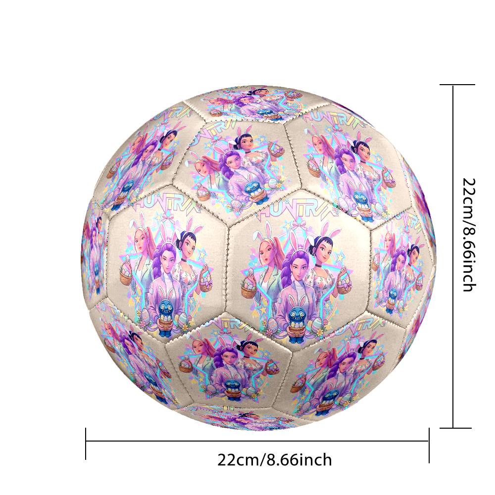 1pc Standard Football Size 5, Soccer Balls, Kpop Pattern Soccer Ball, Machine Stitched, Ball for Training & Outdoor Match