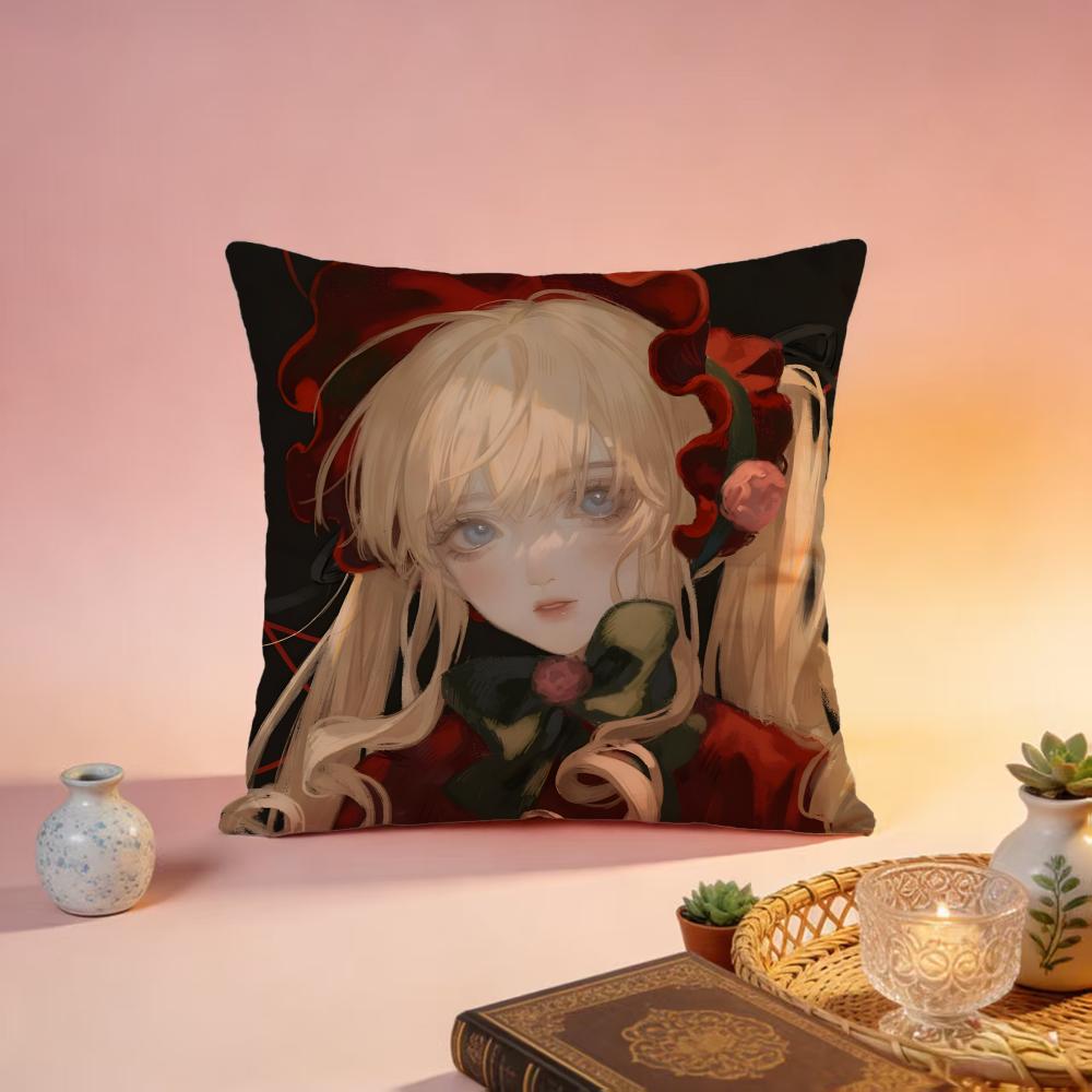 Hot RRozen Maidenful Cushion Cover Premium SkinFriendly Pillow Case MultiPurpose for Home Office Travel