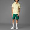 Adidas Originals Trefoil SS25 Серия для гольфа Модная Удобная Универсальная Футболка-поло с коротким рукавом Мужские топы Светло-желтый JM8257