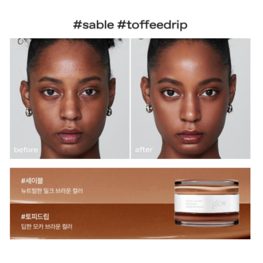 Glow Not Dry Concealer – Hydrating Full Coverage Liquid Concealer for Smooth Flawless Skin