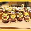Minions Winter Keychain Cute Cartoon Charms For Backpacks And Gifts**