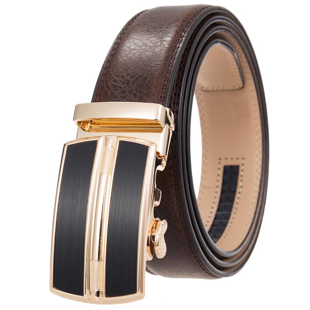 5шт. Ремень с автоматической пряжкой, воловья кожа, ремень, мужской Ly36-0257-1