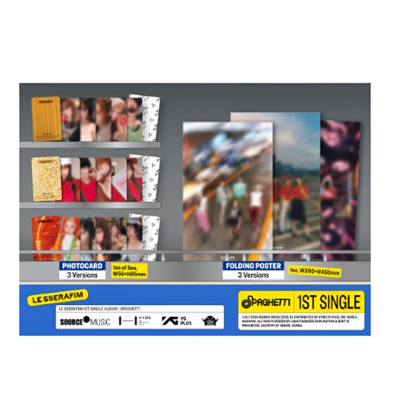LE SSERAFIM - 1-й сингл-альбом 'SPAGHETTI' [3 НАБОРА]