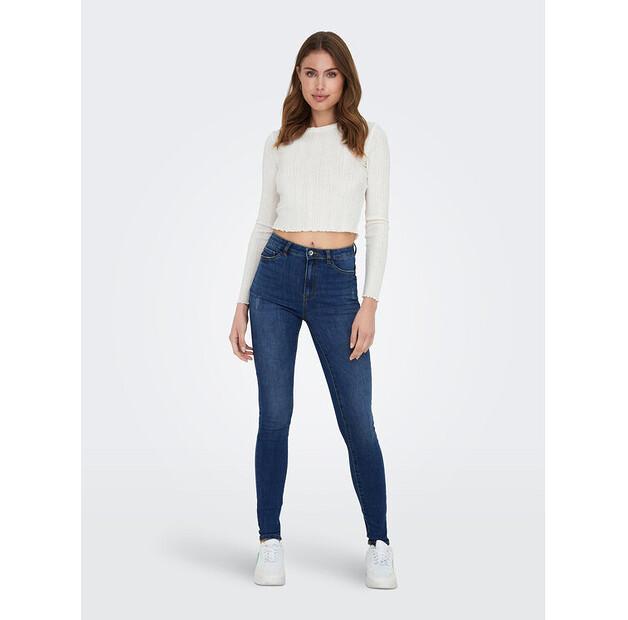 Джинсы ONLY 15292693 синий Skinny Fit