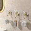 Acrylic Butterfly Transparent Hook Clothes Hanger For Bathroom Wall Hanging Rack Organization Storage Door Hooks Kitchen Gadget