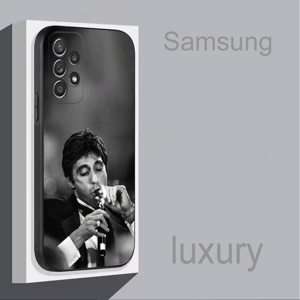 Film S-Scarface-s M-Montana For Samsung S 25,24,23,22,30,21,10,9,Ultra,Plus,Lite,FE,4,5G Black Soft Case Phone Case