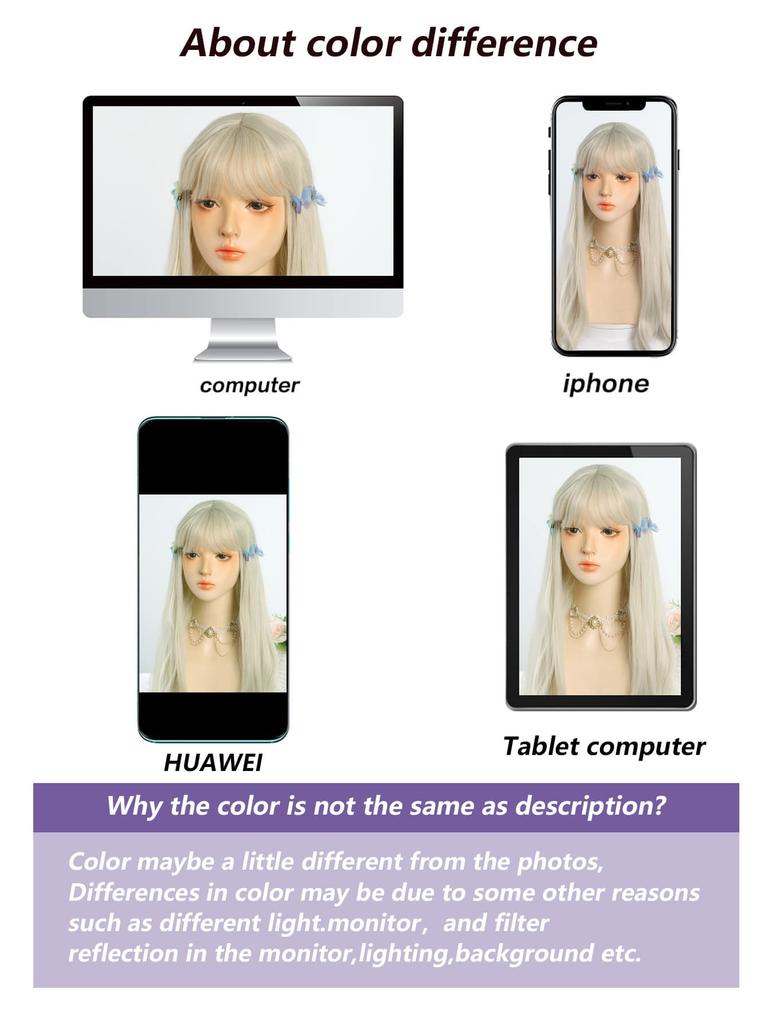 Светло-пепельные синтетические парики для косплея с челкой, длинные, 24 дюйма, длинные, вьющиеся, волнистые, парики Лолиты на Хэллоуин, термостойкие волокна, челка, волосы