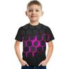Kids T-shirts O Neck Tops Polyester Casual Sportwear Comfortable Tees Short Sleeve 3d Print T Shirt