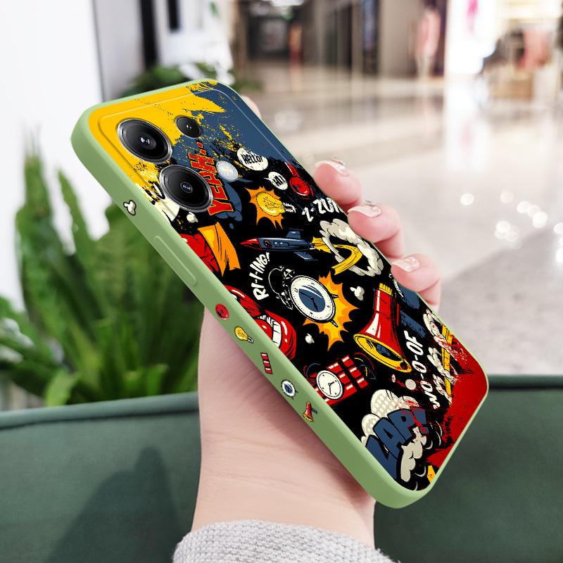 Мультяшный взрывной чехол для телефона для Xiaomi Poco F8 F7 X7 X6 F6 M6 M5 M5S F5 X5 F4 X4 M4 F3 X3 Ultra Pro GT Силиконовая крышка