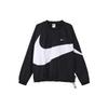 Nike Спортивная куртка с большим логотипом Swoosh, тканая, азиатский размер S (унисекс) Толстовки DX0661 010