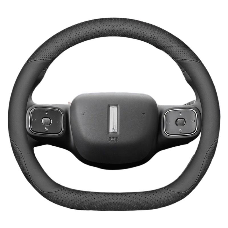 Leather Car Steering Wheel Cover for WEY 07 80 Coffee 01 02 2024 2025 2026 Steering Covers Interior Accessories