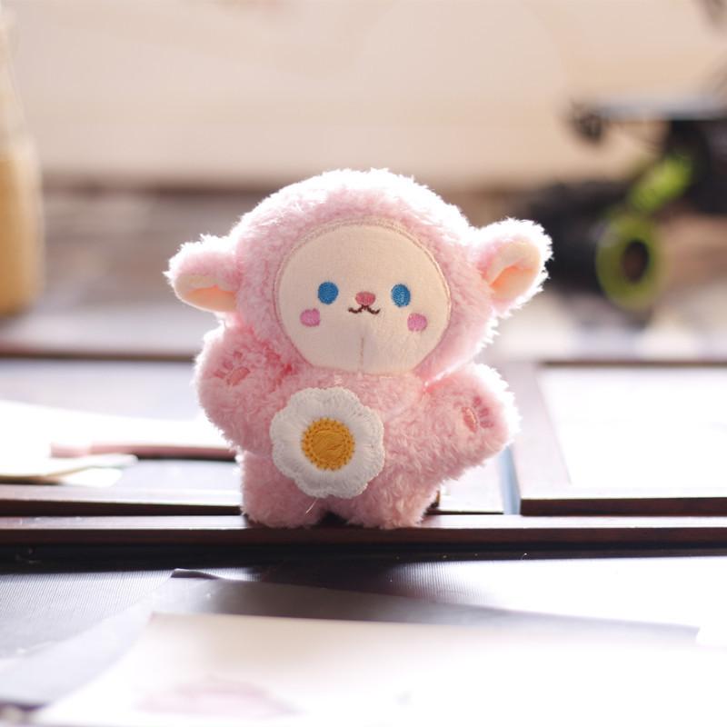 Cute Cute Little Rabbit Pendant Plush Toy Monkey Doll Little Sheep Schoolbag Hanging Ornament Doll Puppy Keychain