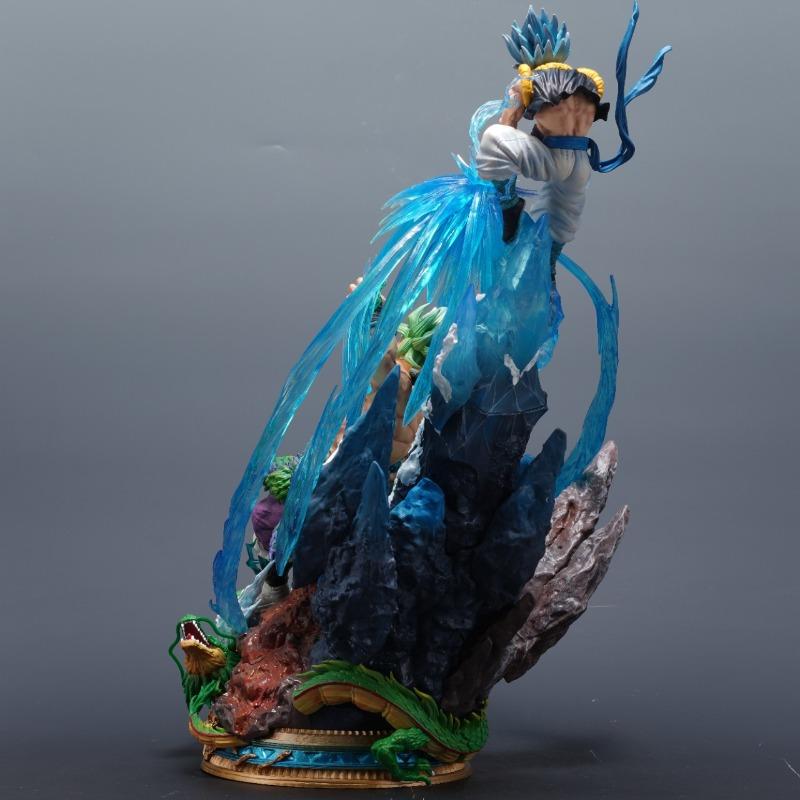 20cm Dragon Ball Z Anime Character Broly vs. Gogeta Collectible Toy Desktop Decoration Model PVC Statue Doll Ornaments