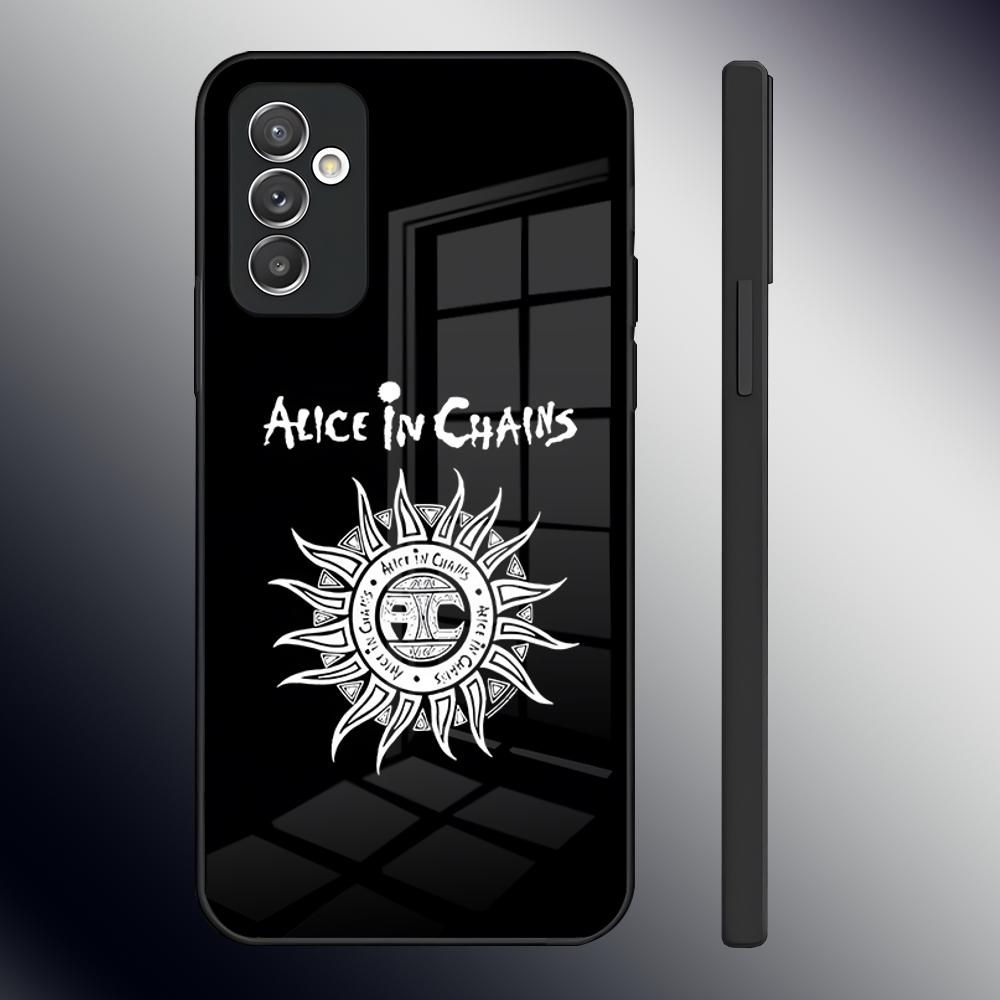 Чехол для телефона тяжелой рок-группы Alice In Chains для Samsung S26 S24 Ultra S23 S22 S21 Fe S25 Plus A54 A34 A24 A53 A13 A16 Стеклянная крышка