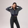Женский полосатый вязаный свитер Levis, свободный, удобный, универсальный, топ A8728-0028