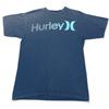 Мужская футболка Hurley Размер Medium Синяя в Точках Y2K Surf Skate С круглым вырезом