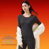 Septwolves Women's Thermal Underwear Set - Fleece-Lined Crew Neck