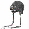 Color Bead Tassel Knitted Beanie Openwork Crochet Boho Hat Fashion Handmade Knit Hat  Daily Wear