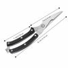 Stainless Steel Plastic Kitchen Scissors Non-Slip Handle Food Shears  Poultry Fish Chicken Meat