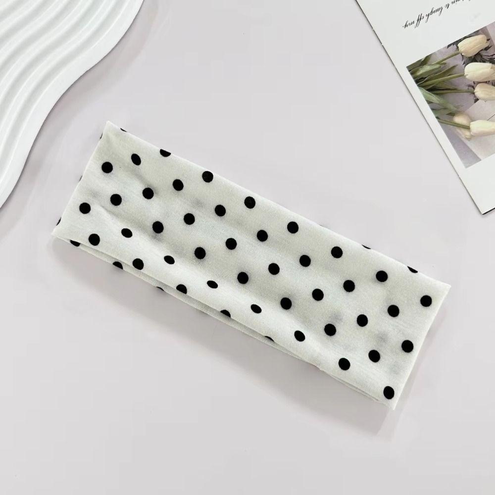 Sweat-absorbent Makeup Headband Elastic Women's Hairband New Yoga Headband