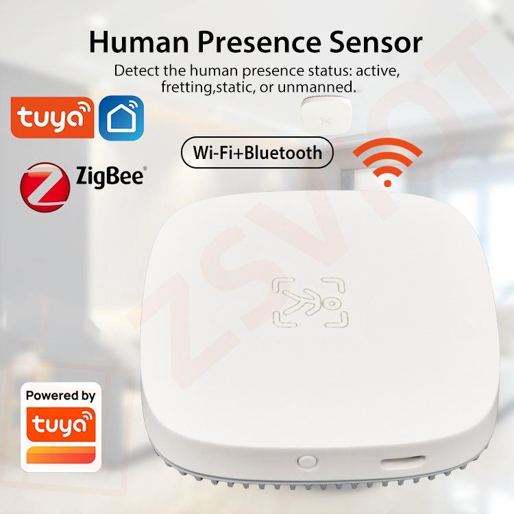 Tuya Smart 5,8 ГГц WiFi Датчик движения Радар для обнаружения человека в реальном времени
